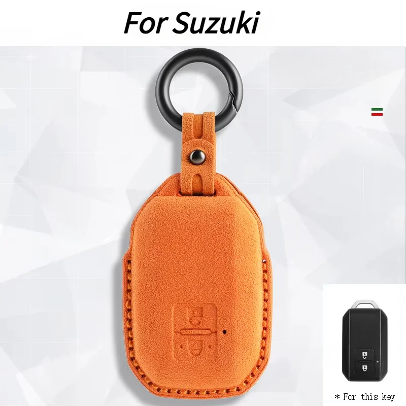 Car Accessories Ertiga - Custodia per chiave auto in pelle