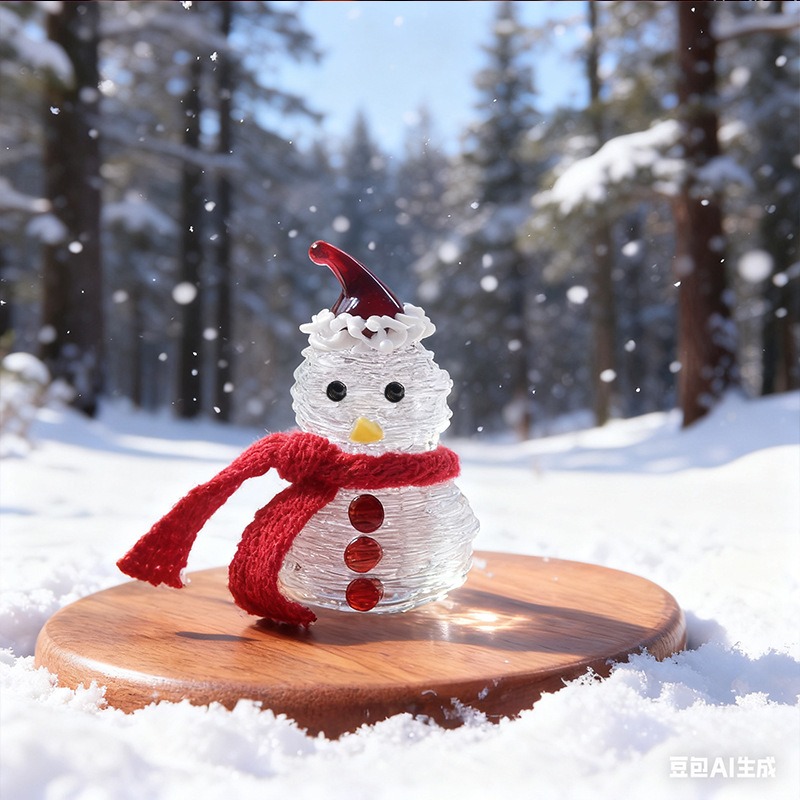 Car Accessories Xmas Gifts - Statuette di pupazzo di neve per