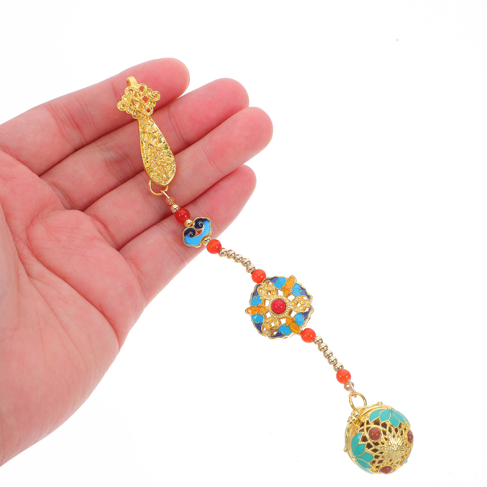 Car Accessories Perfume - Ciondolo a sfera cava profumata in