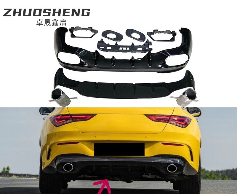 Car Accessories Lipa - Diffusore Posteriore per Mercedes CLA W118