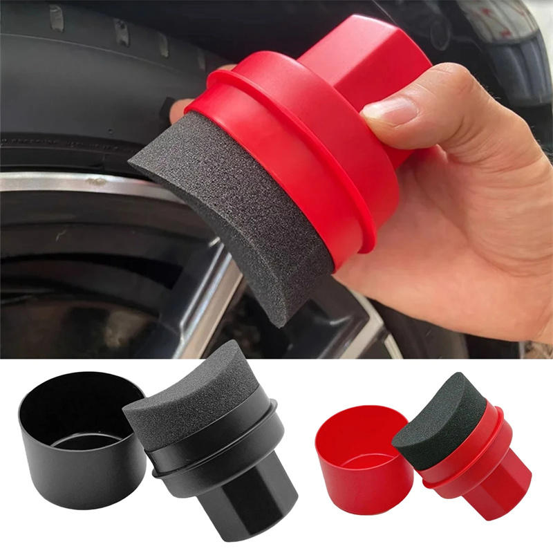Car Detailing Brush - Spugna per ceratura pneumatici auto, applicatore
