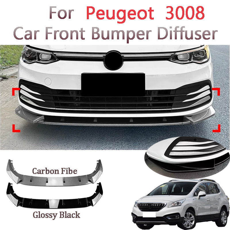 Car Accessories Lipa - Universale Paraurti Anteriore Labbro Per Peugeot