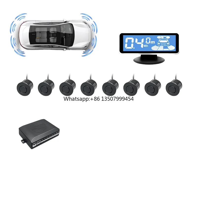 Parking Sensor Reverse - Kit Sensori di Parcheggio con Radar