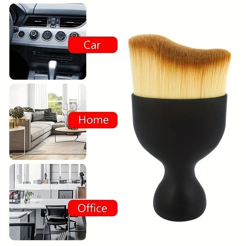 Car Detailing Brush - 1/4 Pezzi Spazzola per Pulizia Interni