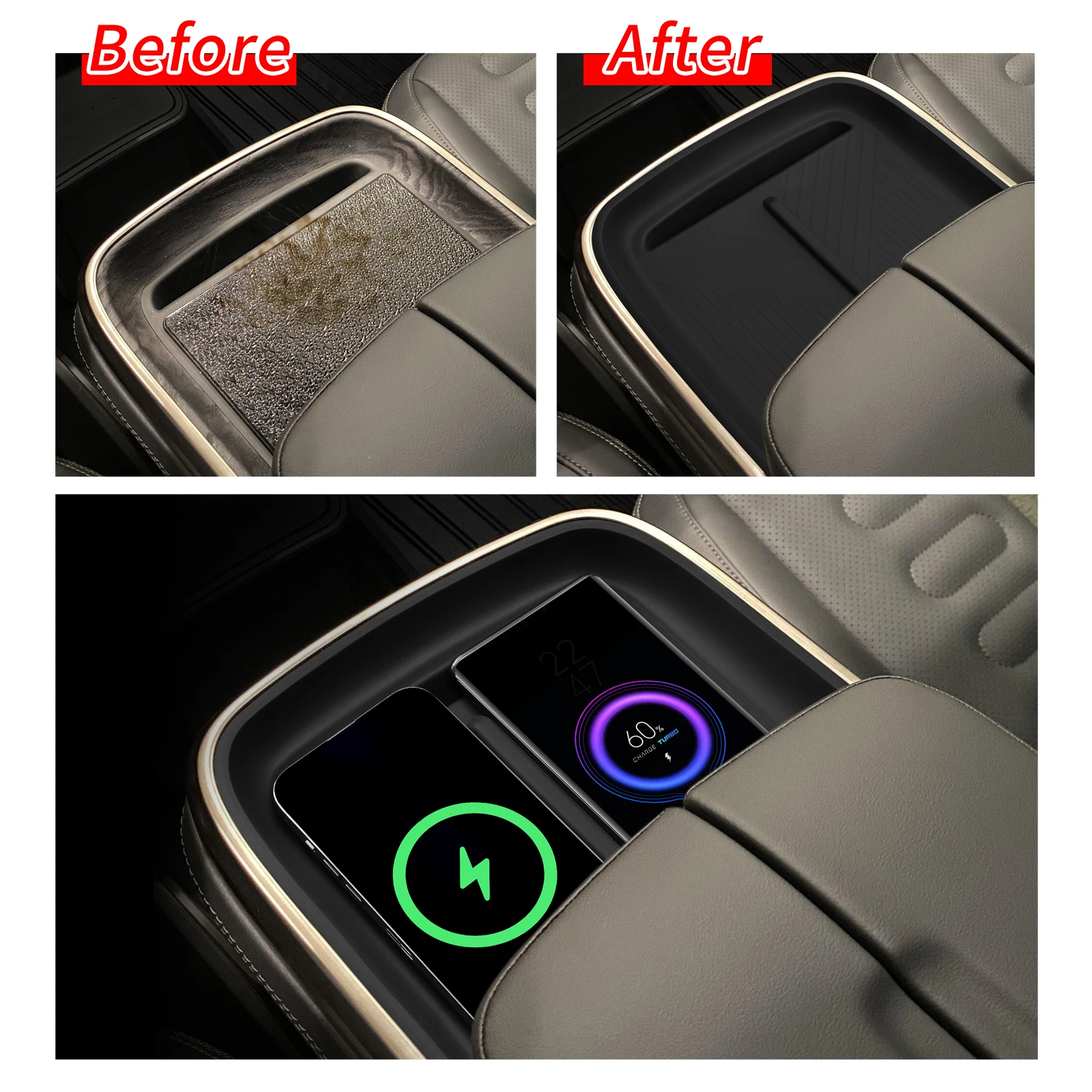 Per RIVIAN R1T R1S 2022-2025 T - Wireless Car Charger recensione e prezzo