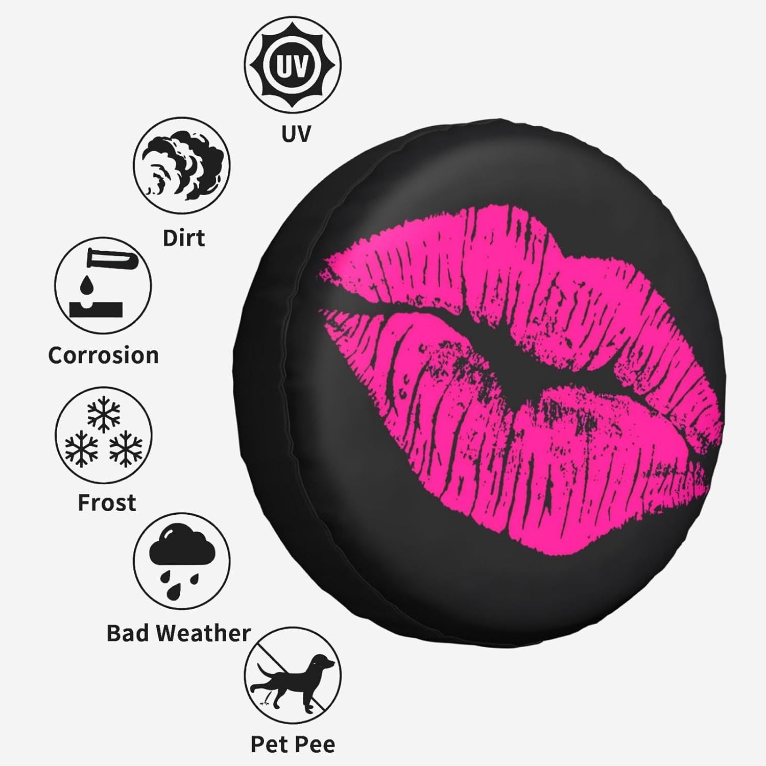 Copriruota di scorta Hot Pink  - Car Accessories Lipa recensione e prezzo