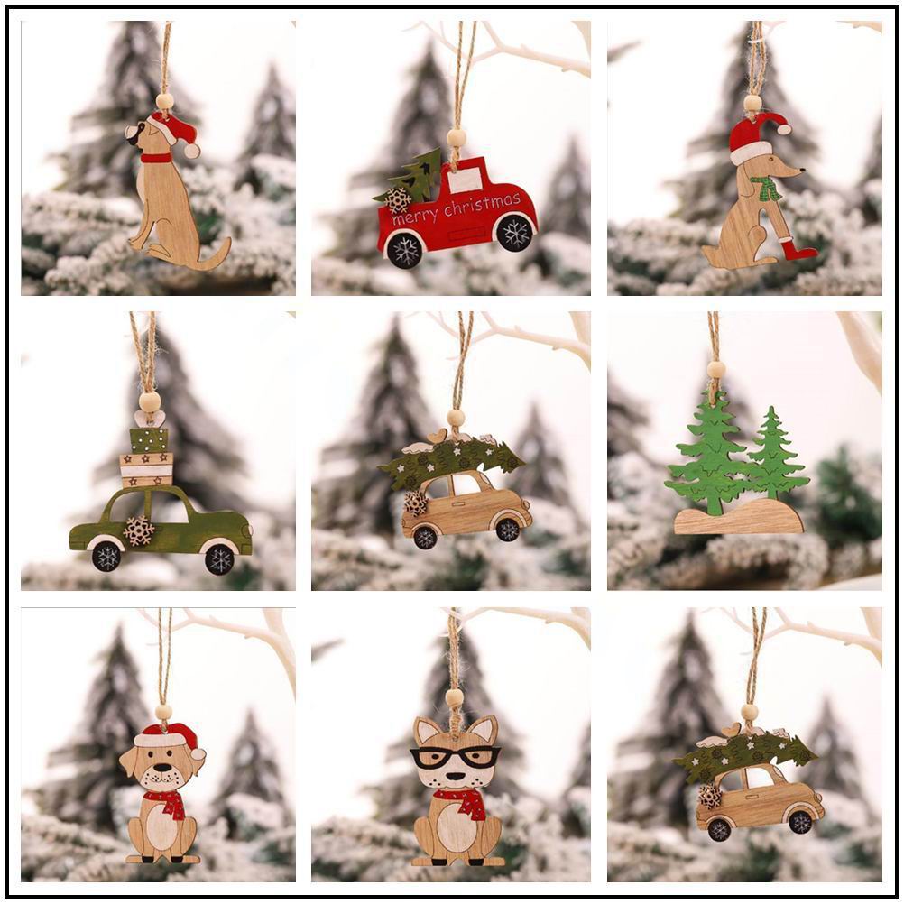 8 pezzi ciondolo natalizio orn - Car Accessories Xmas Gifts recensione e prezzo
